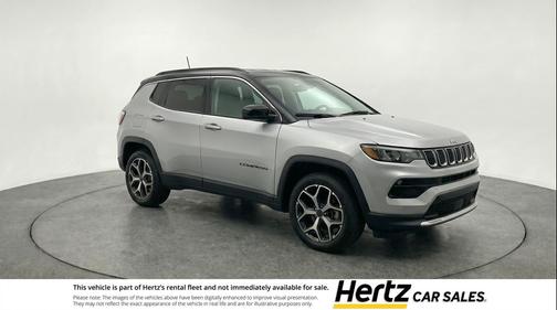 Silver Zynith Metallic Clearcoat 2025 Jeep Compass Limited