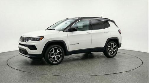 Bright White Clearcoat 2025 Jeep Compass Limited