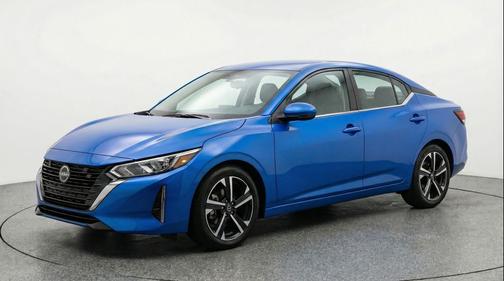 Electric Blue Metallic 2025 Nissan Sentra SV