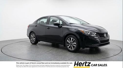 Super Black 2025 Nissan Versa 1.6 SV
