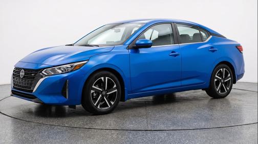 Electric Blue Metallic 2025 Nissan Sentra SV