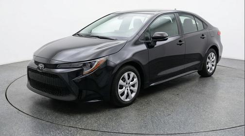 Midnight Black Metallic 2025 Toyota Corolla LE