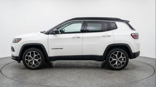 Bright White Clearcoat 2025 Jeep Compass Limited