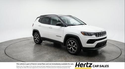 Bright White Clearcoat 2025 Jeep Compass Limited