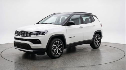 Bright White Clearcoat 2025 Jeep Compass Limited