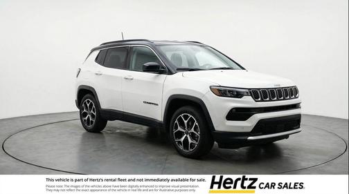 Bright White Clearcoat 2025 Jeep Compass Limited