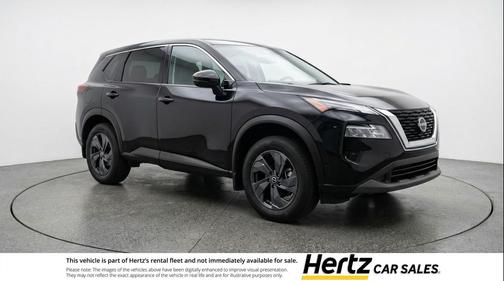 Super Black 2025 Nissan Rogue SV