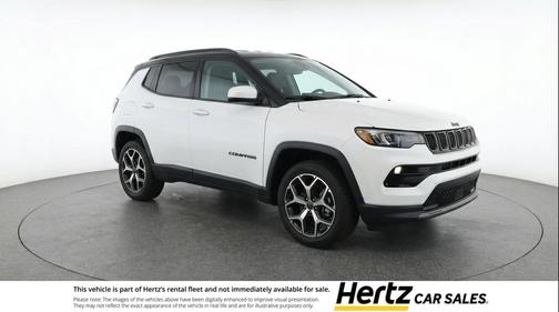 Bright White Clearcoat 2025 Jeep Compass Limited