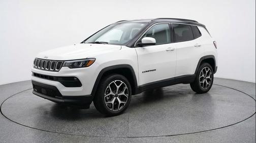 Bright White Clearcoat 2025 Jeep Compass Limited