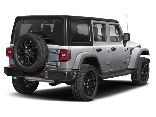 Silver Zynith Clearcoat 2023 Jeep Wrangler 4xe Sahara