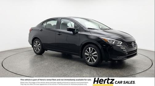 Super Black 2025 Nissan Versa 1.6 SV