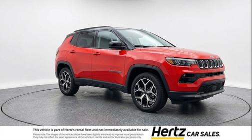 Red Hot Pearlcoat 2025 Jeep Compass Limited