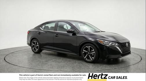 Super Black 2025 Nissan Sentra SV