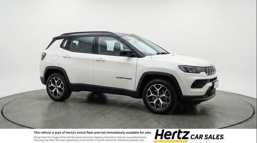 Bright White Clearcoat 2025 Jeep Compass Limited