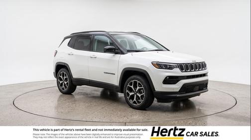 Bright White Clearcoat 2025 Jeep Compass Limited