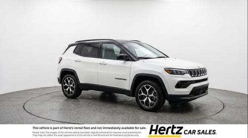 Bright White Clearcoat 2025 Jeep Compass Limited