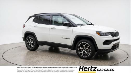 Bright White Clearcoat 2025 Jeep Compass Limited