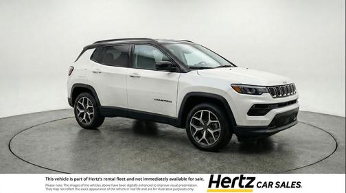 Bright White Clearcoat 2025 Jeep Compass Limited