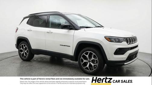 Bright White Clearcoat 2025 Jeep Compass Limited