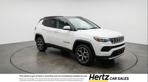 Bright White Clearcoat 2025 Jeep Compass Limited
