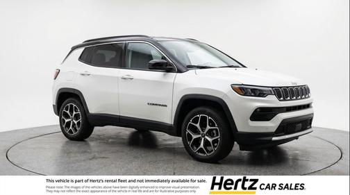 Bright White Clearcoat 2025 Jeep Compass Limited