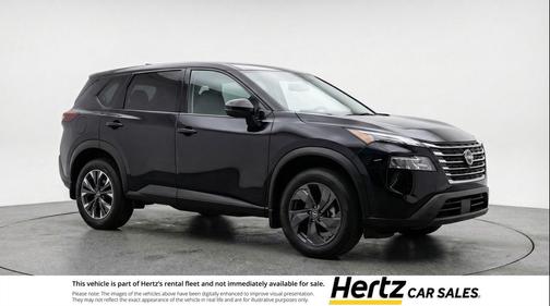 Super Black 2025 Nissan Rogue SV