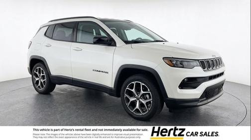 Bright White Clearcoat 2025 Jeep Compass Limited
