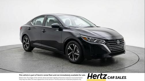 Super Black 2025 Nissan Sentra SV