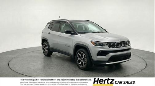 Silver Zynith Metallic Clearcoat 2025 Jeep Compass Limited