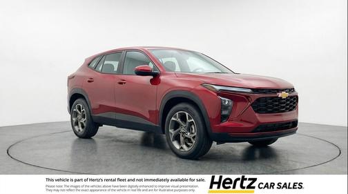 Crimson Metallic 2025 Chevrolet Trax LT