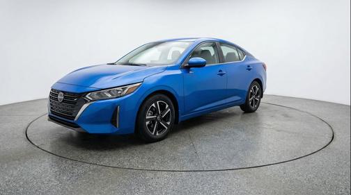 Electric Blue Metallic 2025 Nissan Sentra SV