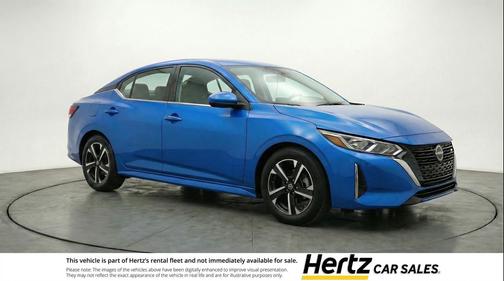 Electric Blue Metallic 2025 Nissan Sentra SV