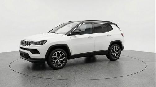 Bright White Clearcoat 2025 Jeep Compass Limited
