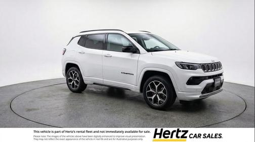 Bright White Clearcoat 2025 Jeep Compass Limited