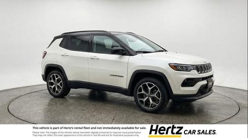 Bright White Clearcoat 2025 Jeep Compass Limited