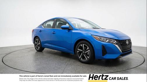 Electric Blue Metallic 2025 Nissan Sentra SV