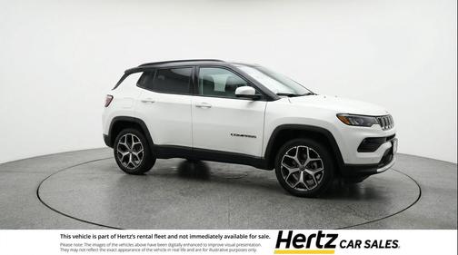 Bright White Clearcoat 2025 Jeep Compass Trailhawk