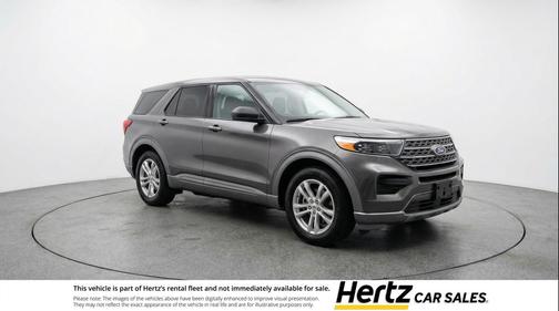 Carbonized Gray Metallic 2024 Ford Explorer XLT