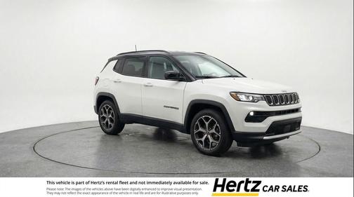Bright White Clearcoat 2025 Jeep Compass Limited