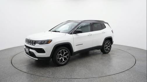 Bright White Clearcoat 2025 Jeep Compass Limited
