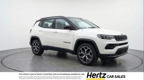 Bright White Clearcoat 2025 Jeep Compass Limited