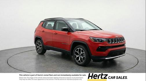 Red Hot Pearlcoat 2025 Jeep Compass Limited