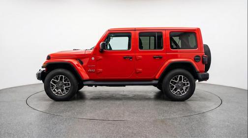 Firecracker Red Clearcoat 2025 Jeep Wrangler 4-Door Sahara 4x4
