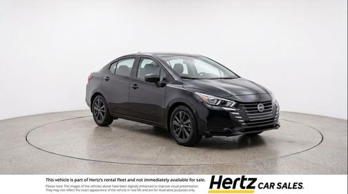 Super Black 2025 Nissan Versa 1.6 SV