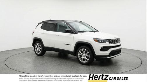 Bright White Clearcoat 2025 Jeep Compass Limited