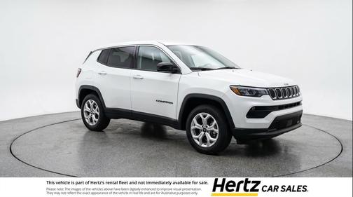 Bright White Clearcoat 2025 Jeep Compass Latitude