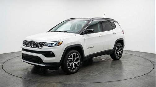 Bright White Clearcoat 2025 Jeep Compass Limited