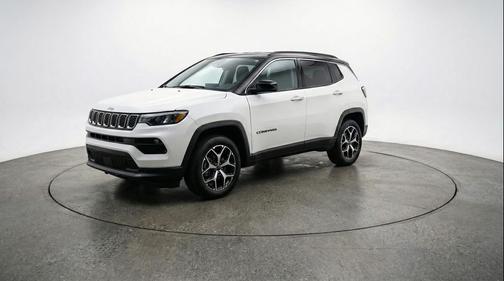 Bright White Clearcoat 2025 Jeep Compass Limited