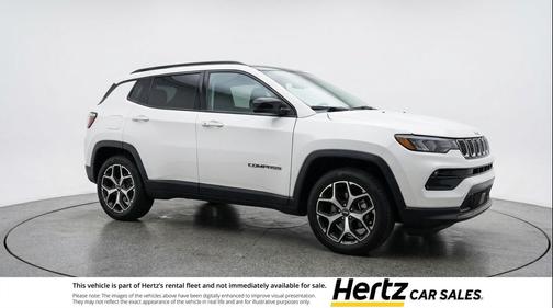 Bright White Clearcoat 2025 Jeep Compass Limited