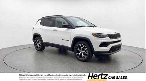 Bright White Clearcoat 2025 Jeep Compass Limited
